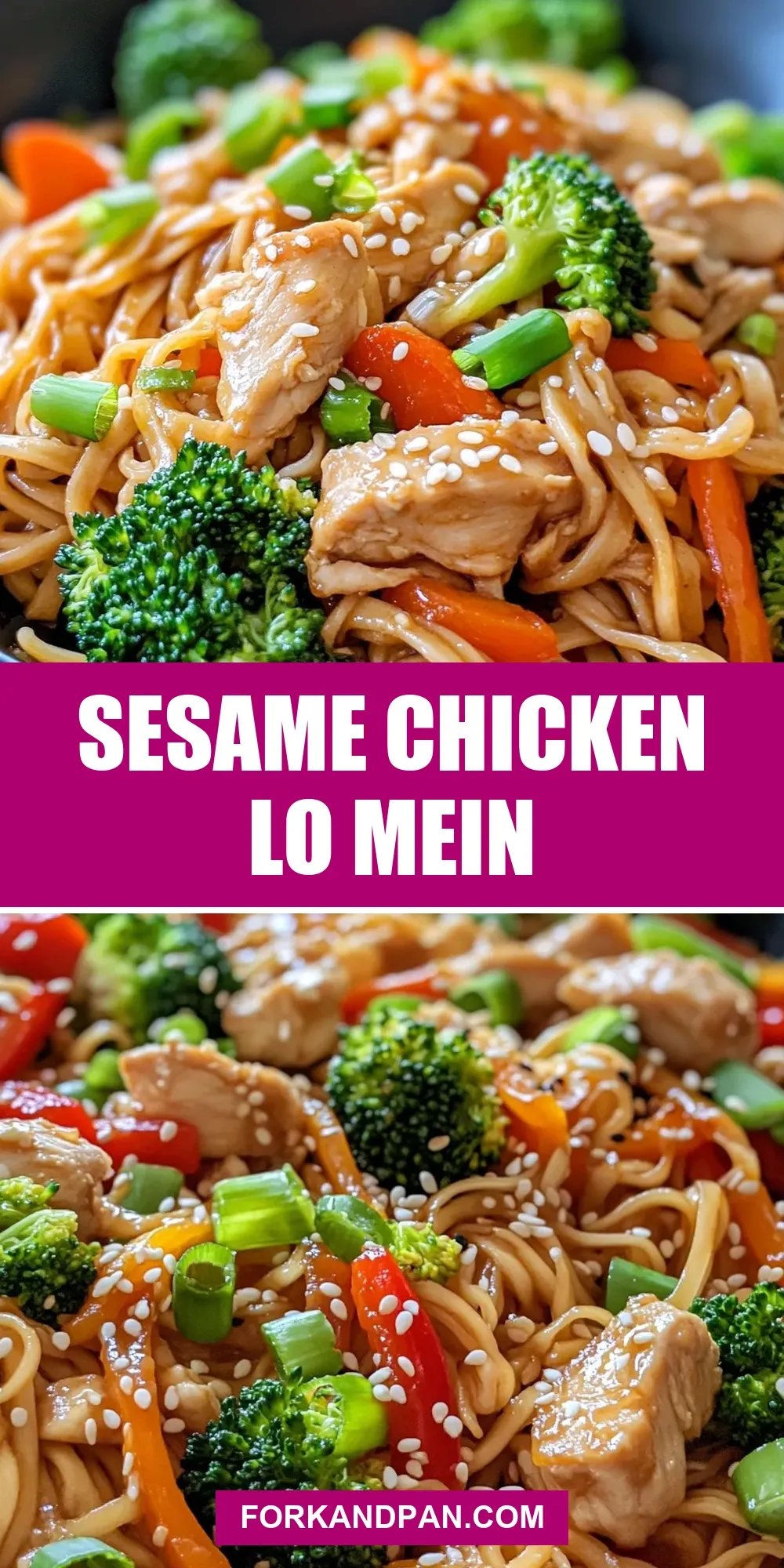 How To Make Easy Sesame Chicken Lo Mein