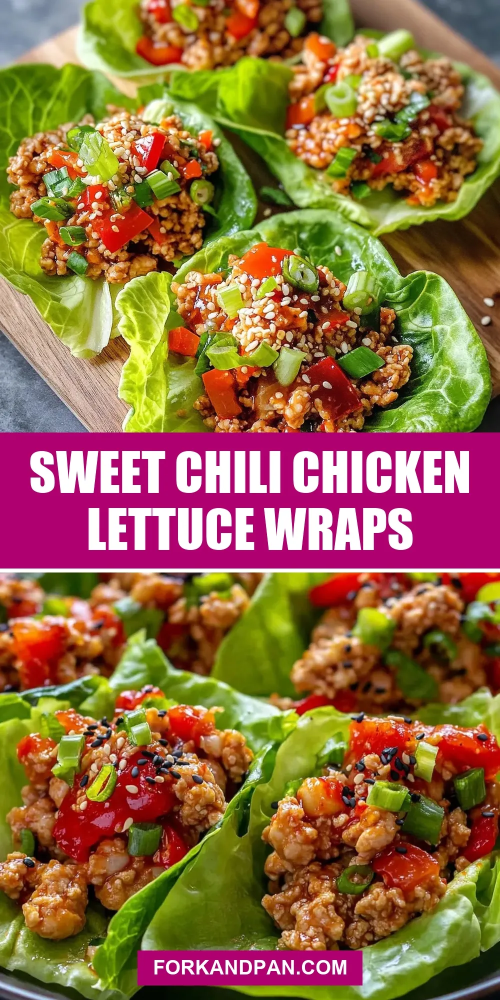 How To Make Tasty Sweet Chili Chicken Lettuce Wraps