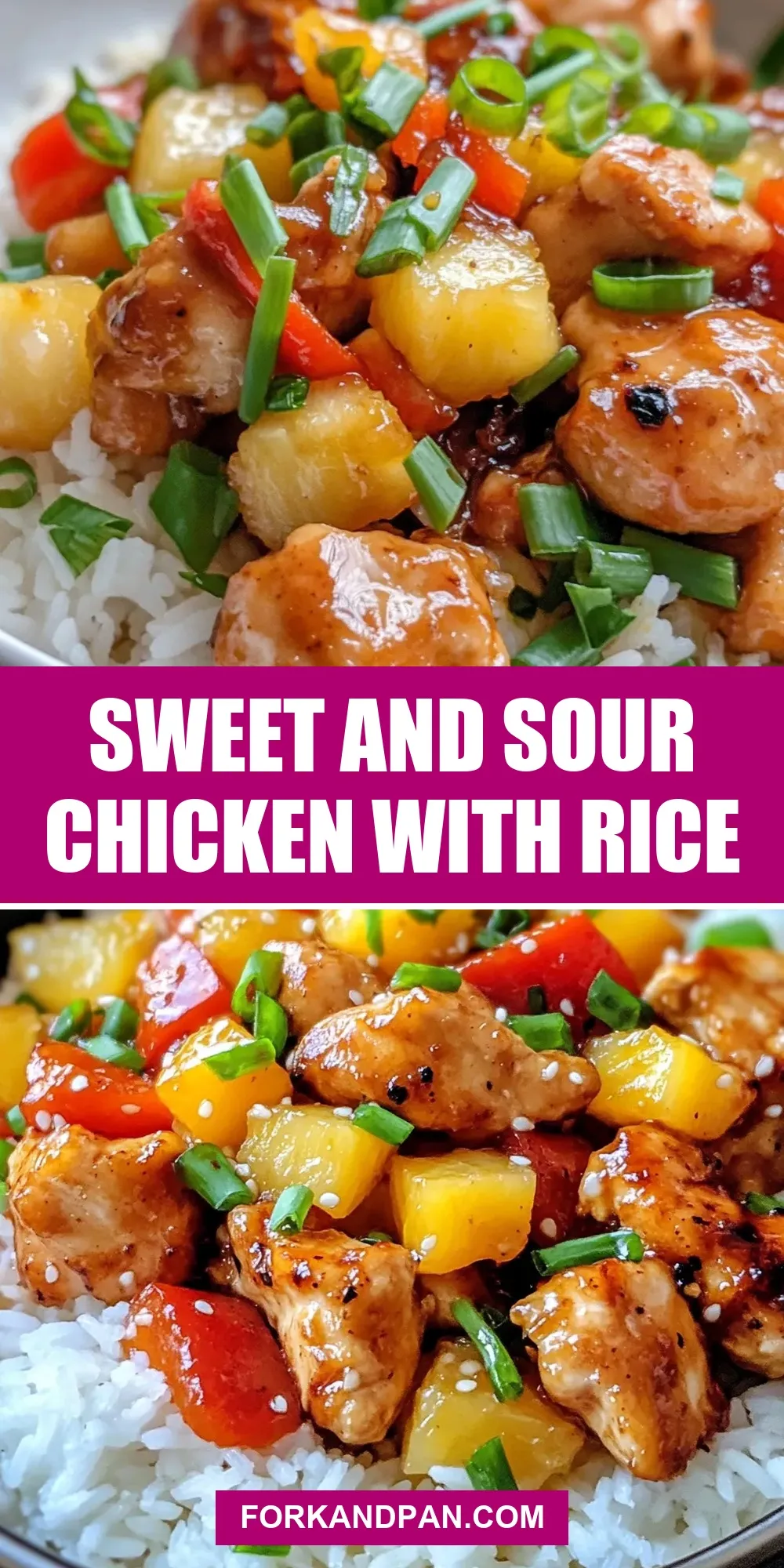 Sweet And Sour Chicken With Rice Recipe