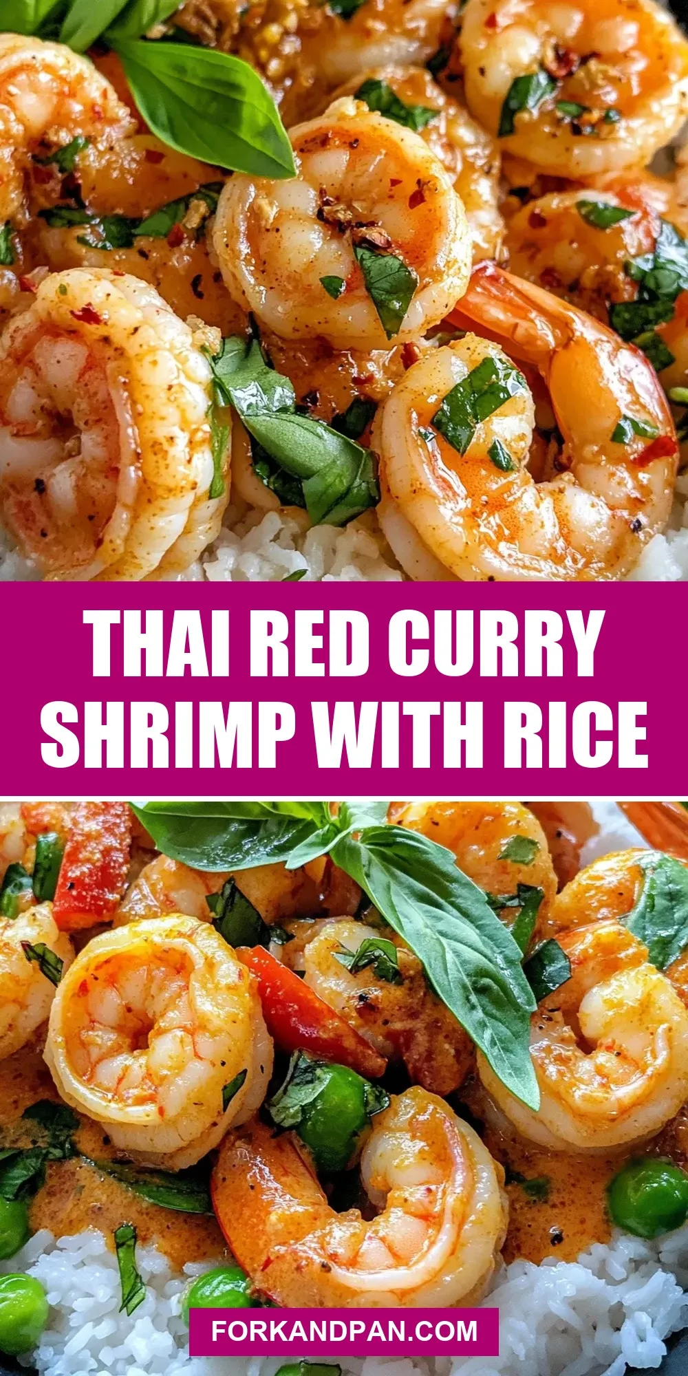 The Best Thai Red Curry Shrimp With Rice Ever