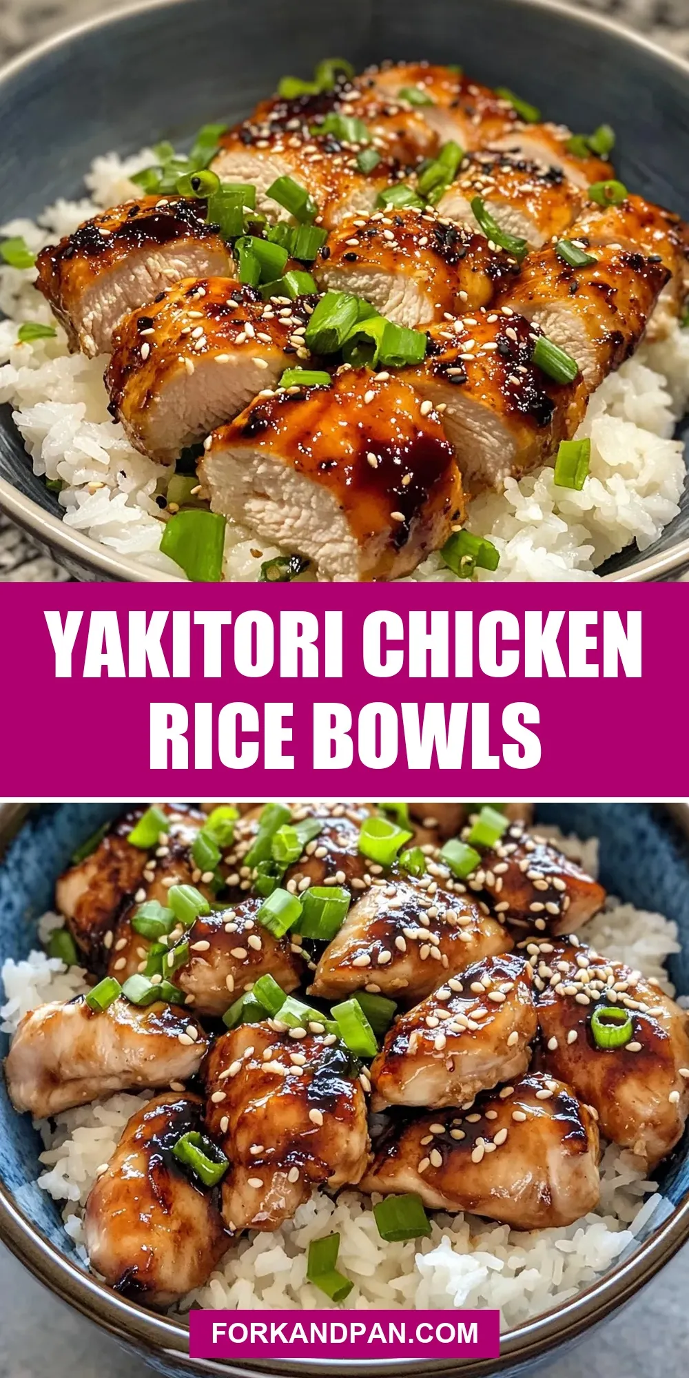 Perfect Yakitori Chicken Rice Bowls