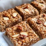 Homemade Apple Cinnamon Oat Breakfast Bars photo