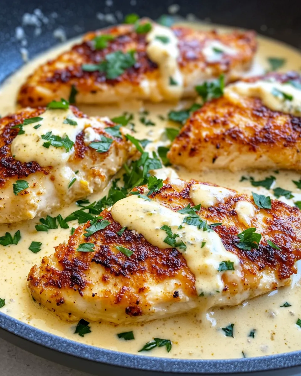 Delicious Chicken Chesapeake Style with Creamy Old Bay Sauce plate image