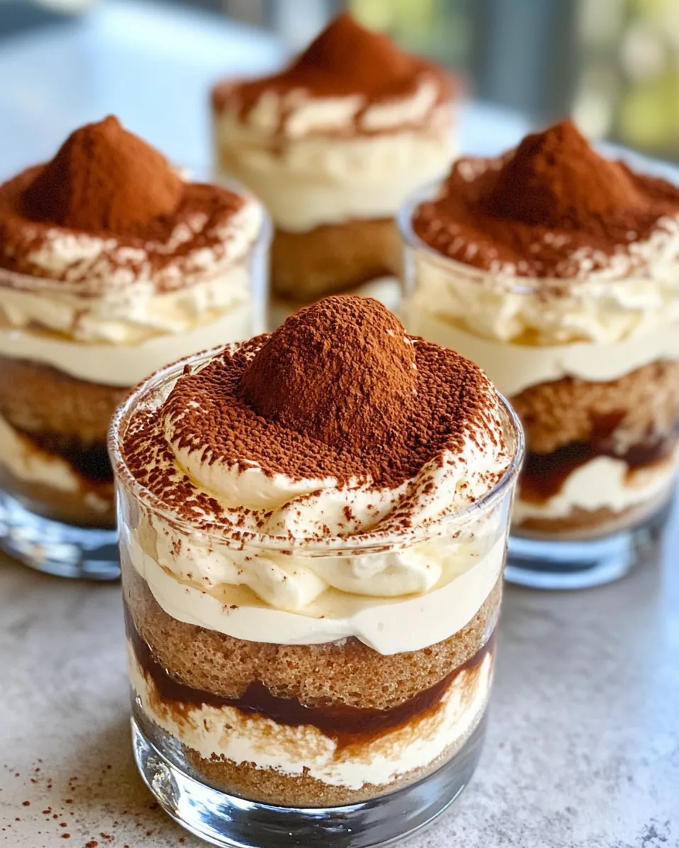 Quick Classic Tiramisu Cups with Cocoa Dust plate image