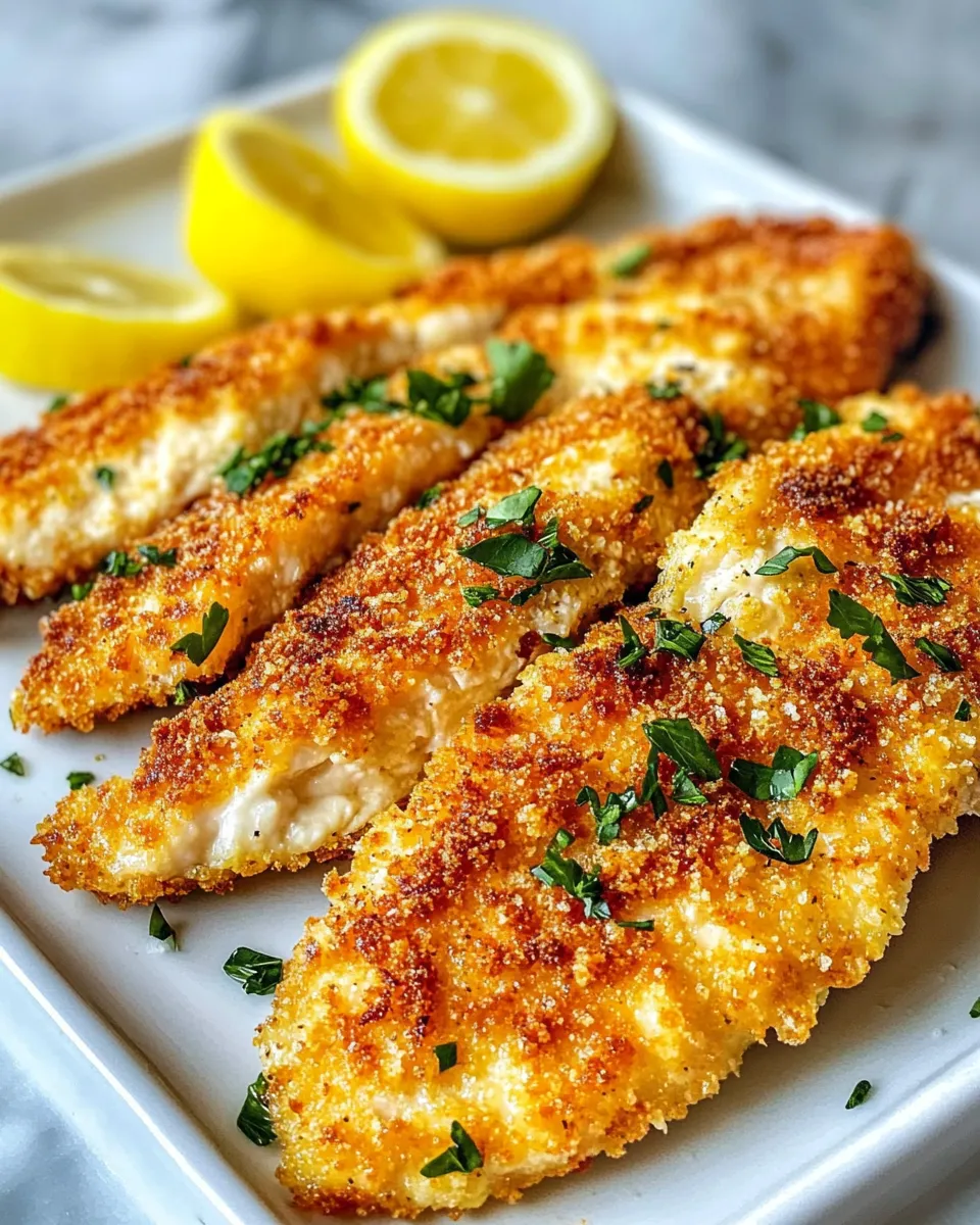 Tasty Homemade Chicken Schnitzel with Lemon Aioli image