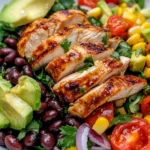 Homemade Honey Chipotle Chicken & Black Bean Salad photo