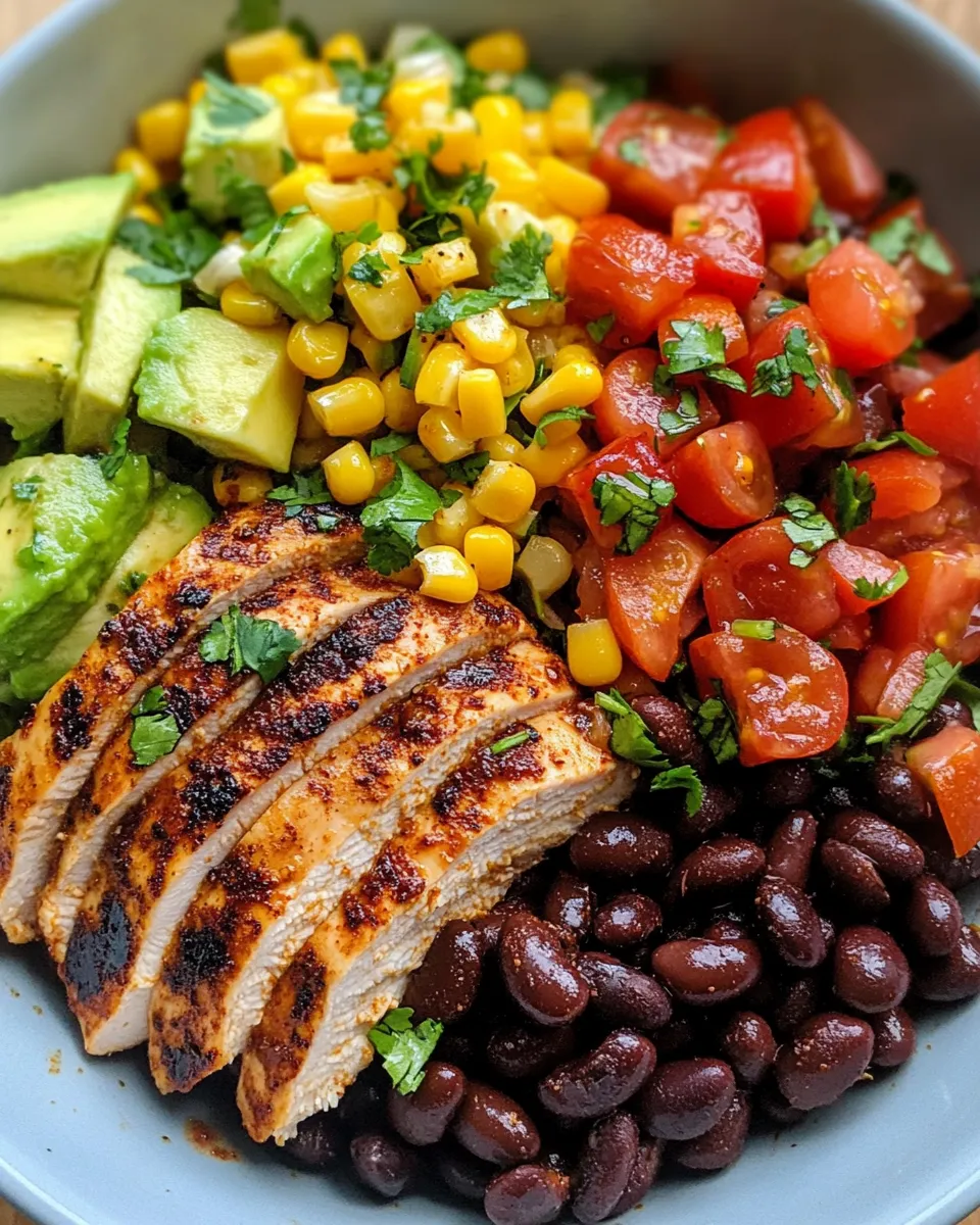 Classic Honey Chipotle Chicken & Black Bean Salad recipe image