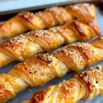 Homemade Honey Mustard Danish Pastry Twists recipe photo