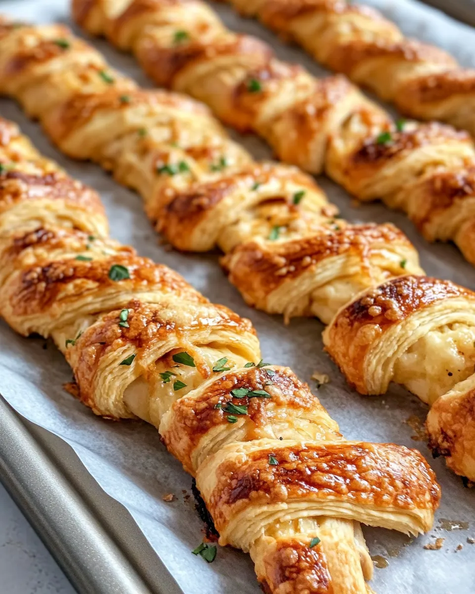 Easy Honey Mustard Danish Pastry Twists food shot