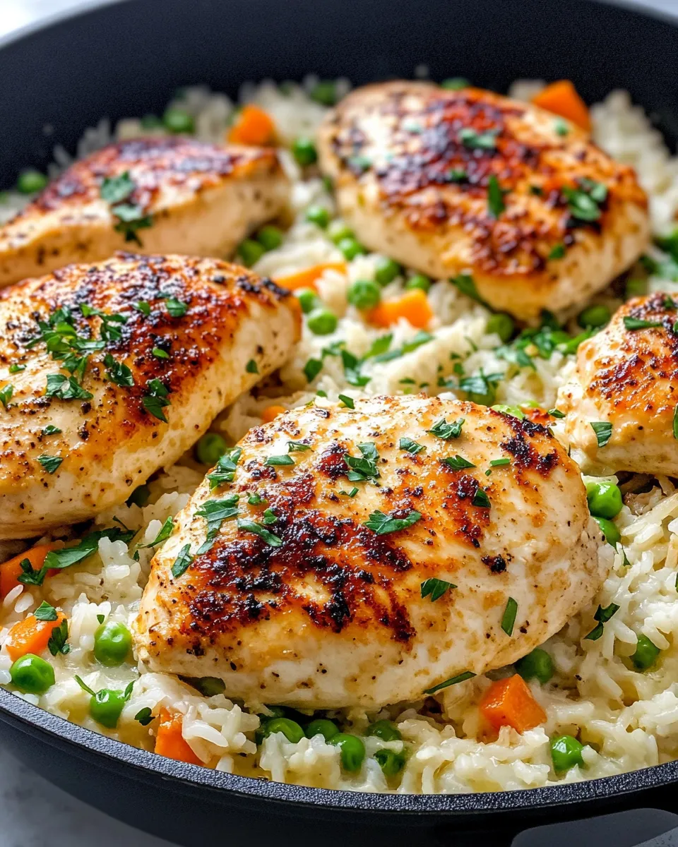 Classic One-Skillet Ranch Chicken & Rice Bake image