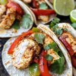 Homemade Sheet-Pan Fajita Chicken & Peppers Wraps recipe photo