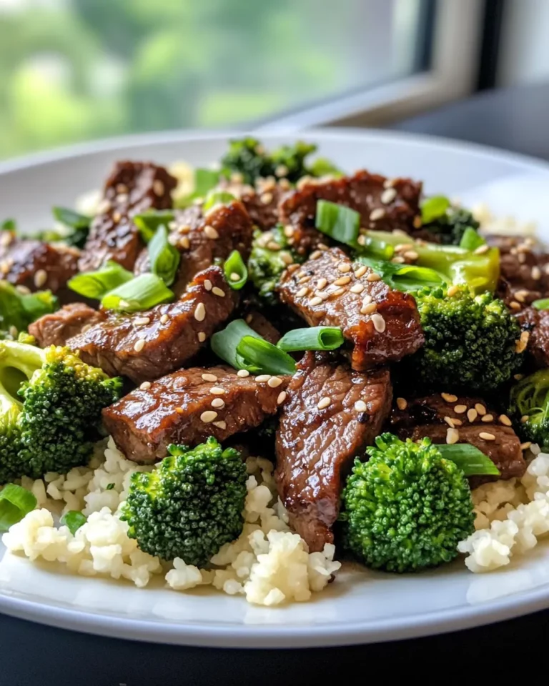 Homemade Teriyaki Beef & Broccoli with Cauliflower Rice recipe photo