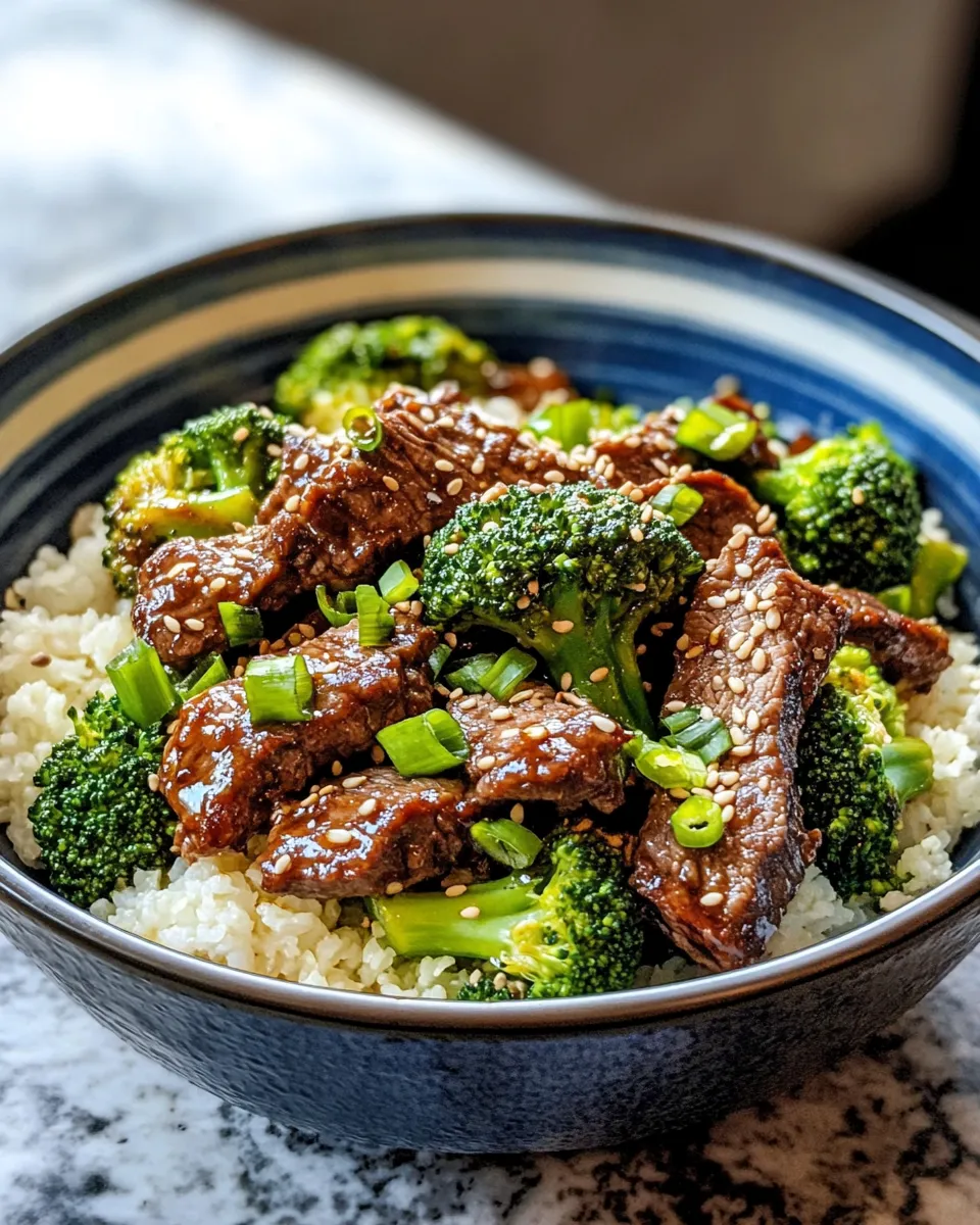 Classic Teriyaki Beef & Broccoli with Cauliflower Rice dish photo