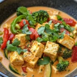 Homemade Vegan Thai Coconut Curry Tofu & Veggies recipe photo