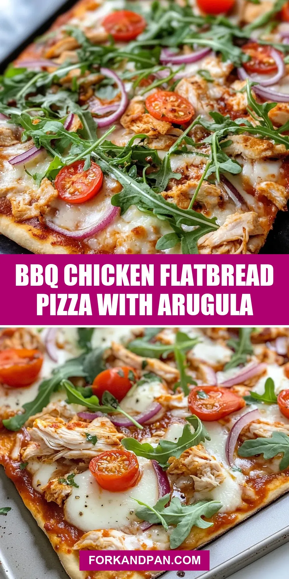 Bbq Chicken Flatbread Pizza With Arugula (Irresistible & Delicious)