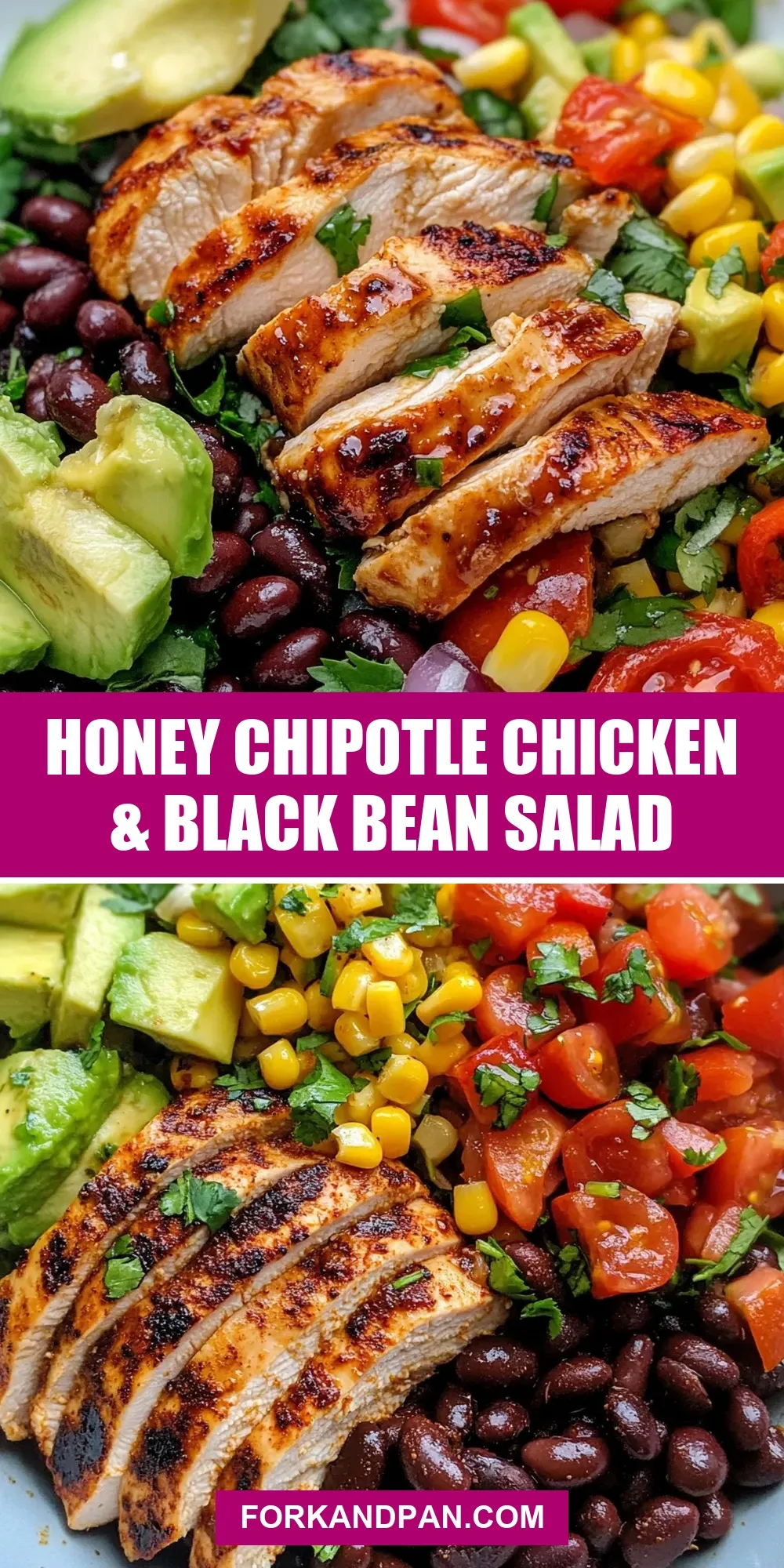 Easy Honey Chipotle Chicken & Black Bean Salad Recipe