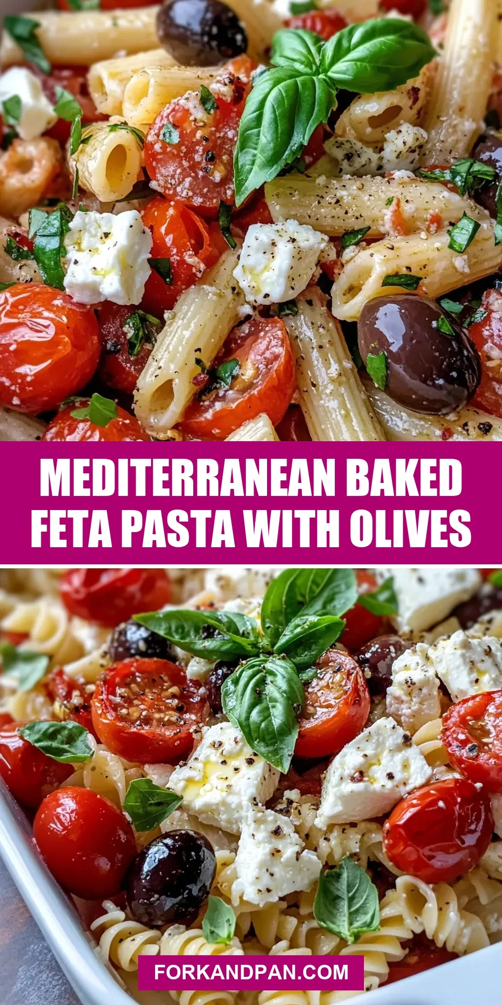 How To Make Irresistible Mediterranean Baked Feta Pasta With Olives