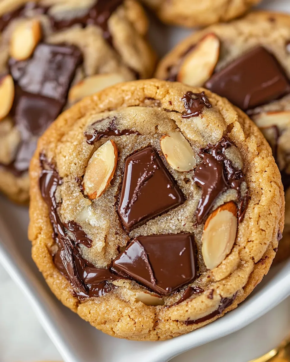 Classic Almond Amaretto Chocolate Chunk Cookies shot
