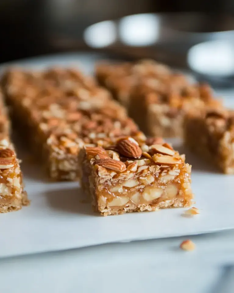 Homemade Almond Honey Squares photo