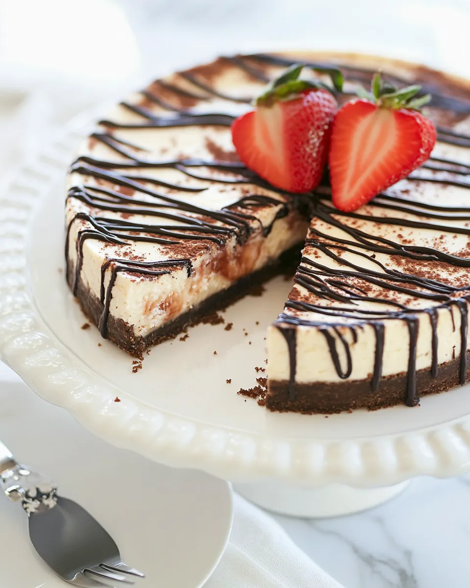 Homemade Banana Split Cheesecake photo