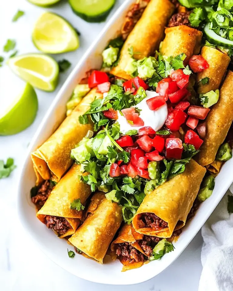 Homemade Beef Taquitos photo