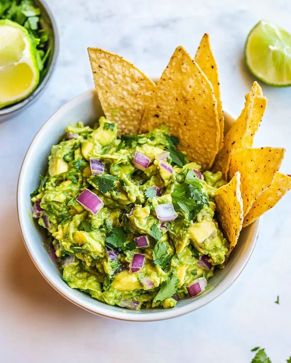 Delicious Best Guacamole shot