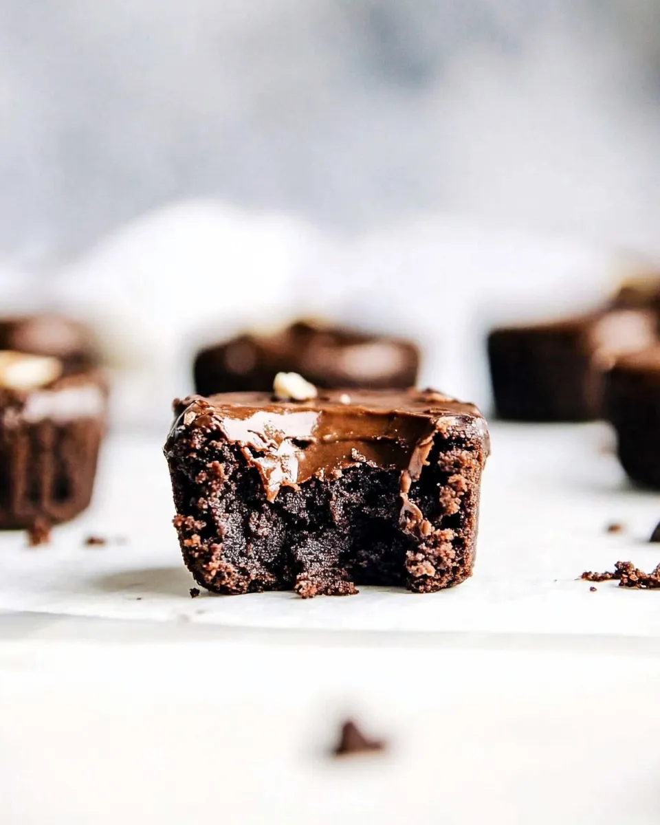 Delicious Brownie Bites shot