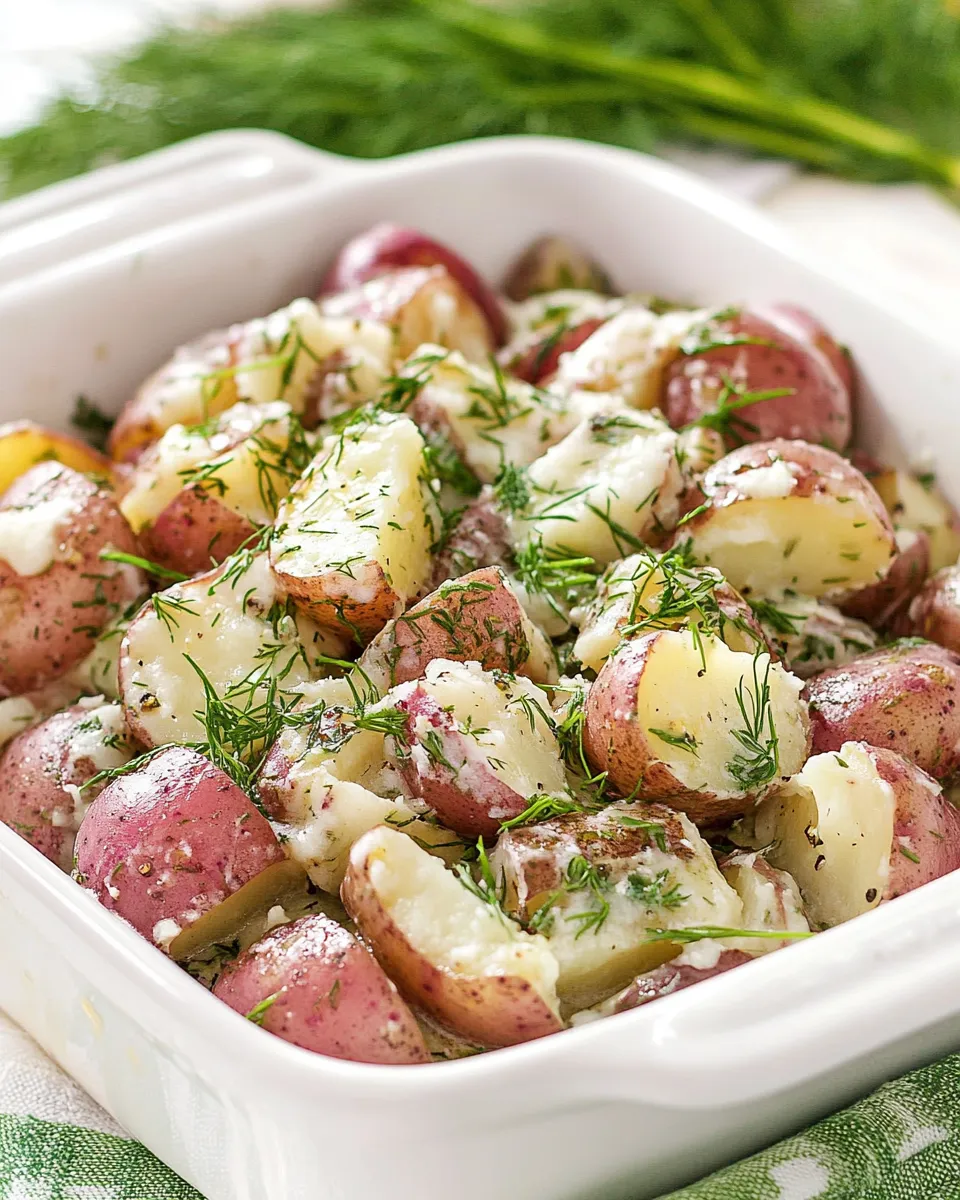 Classic Buttered Red Potatoes with Dill image