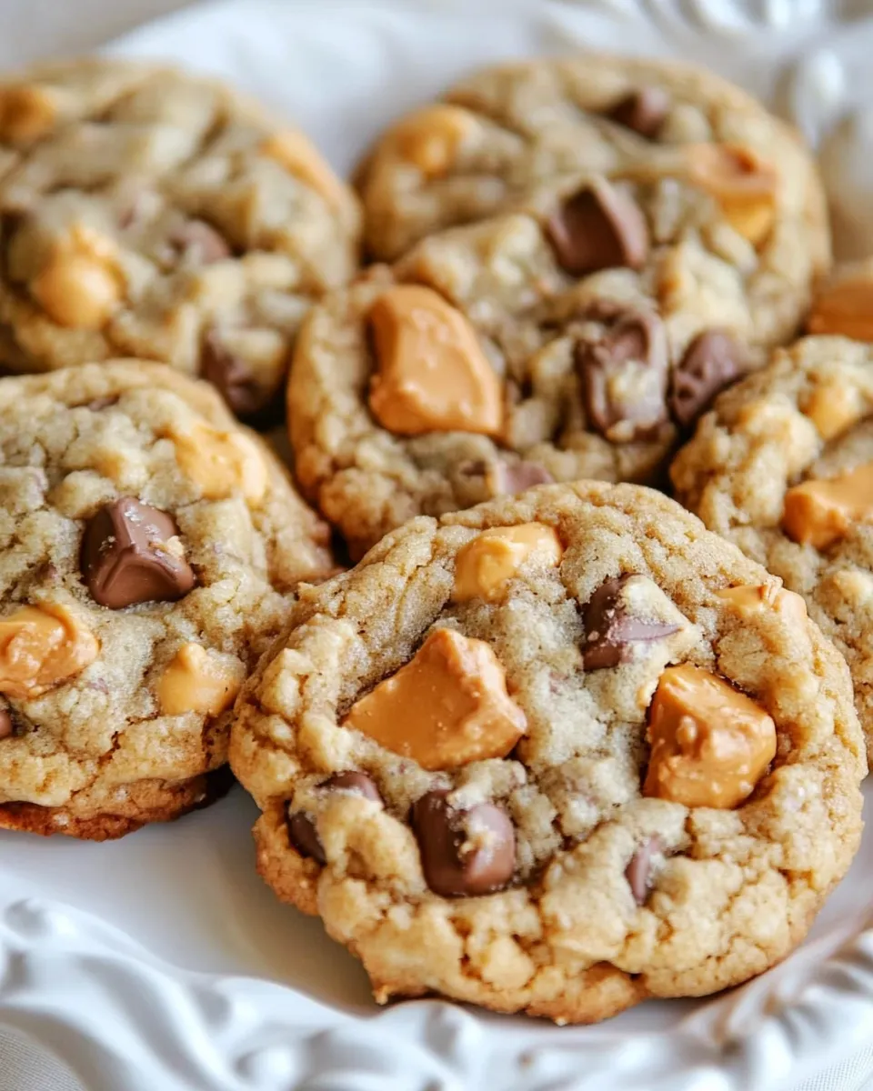 Homemade Butterfinger Butterscotch Cookies photo