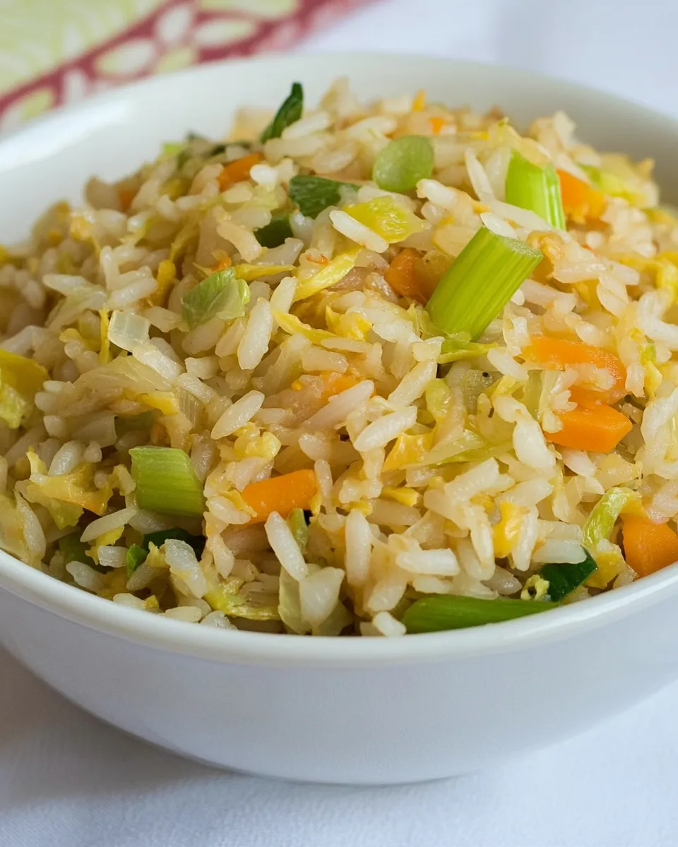 Homemade Cabbage Fried Rice Recipe photo