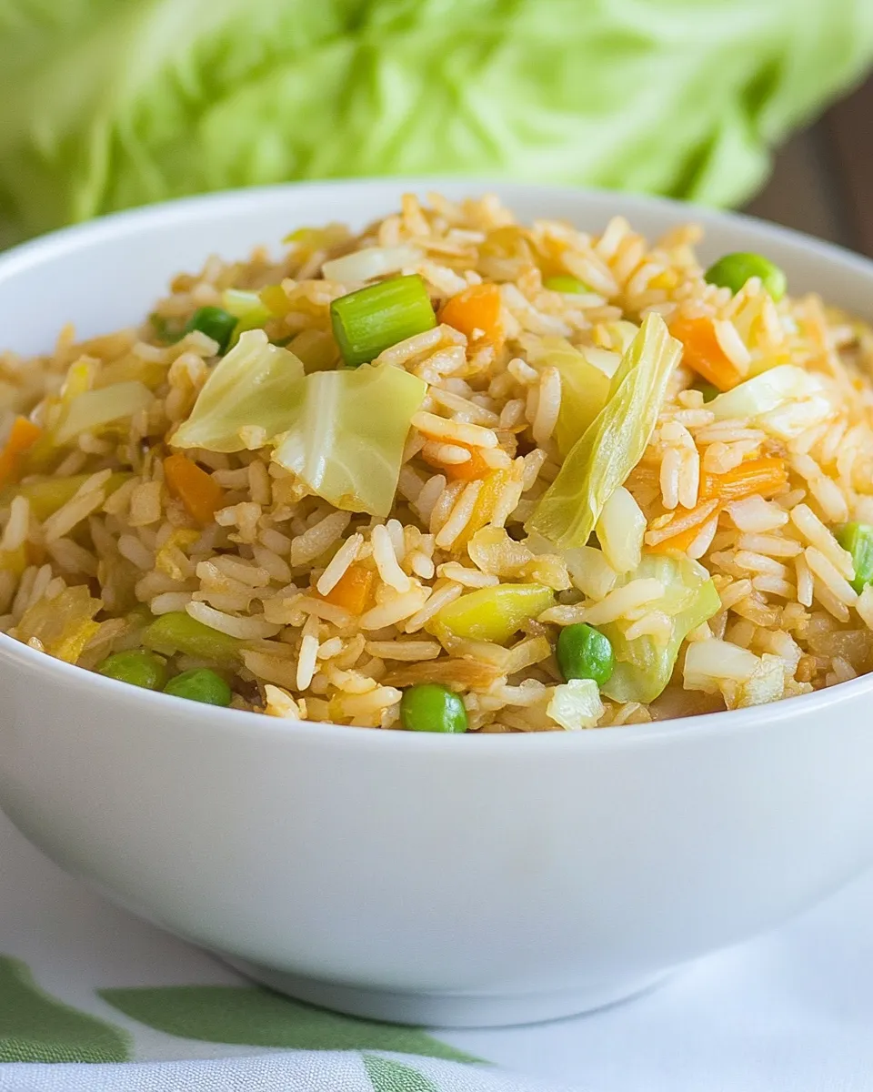 Classic Cabbage Fried Rice Recipe image