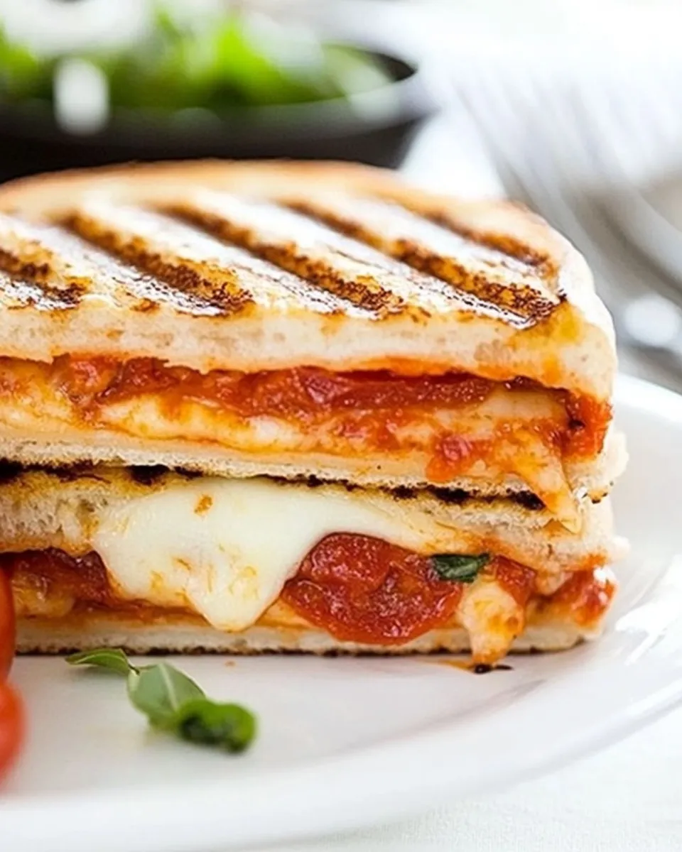 Classic Cheesy Pizza Panini image