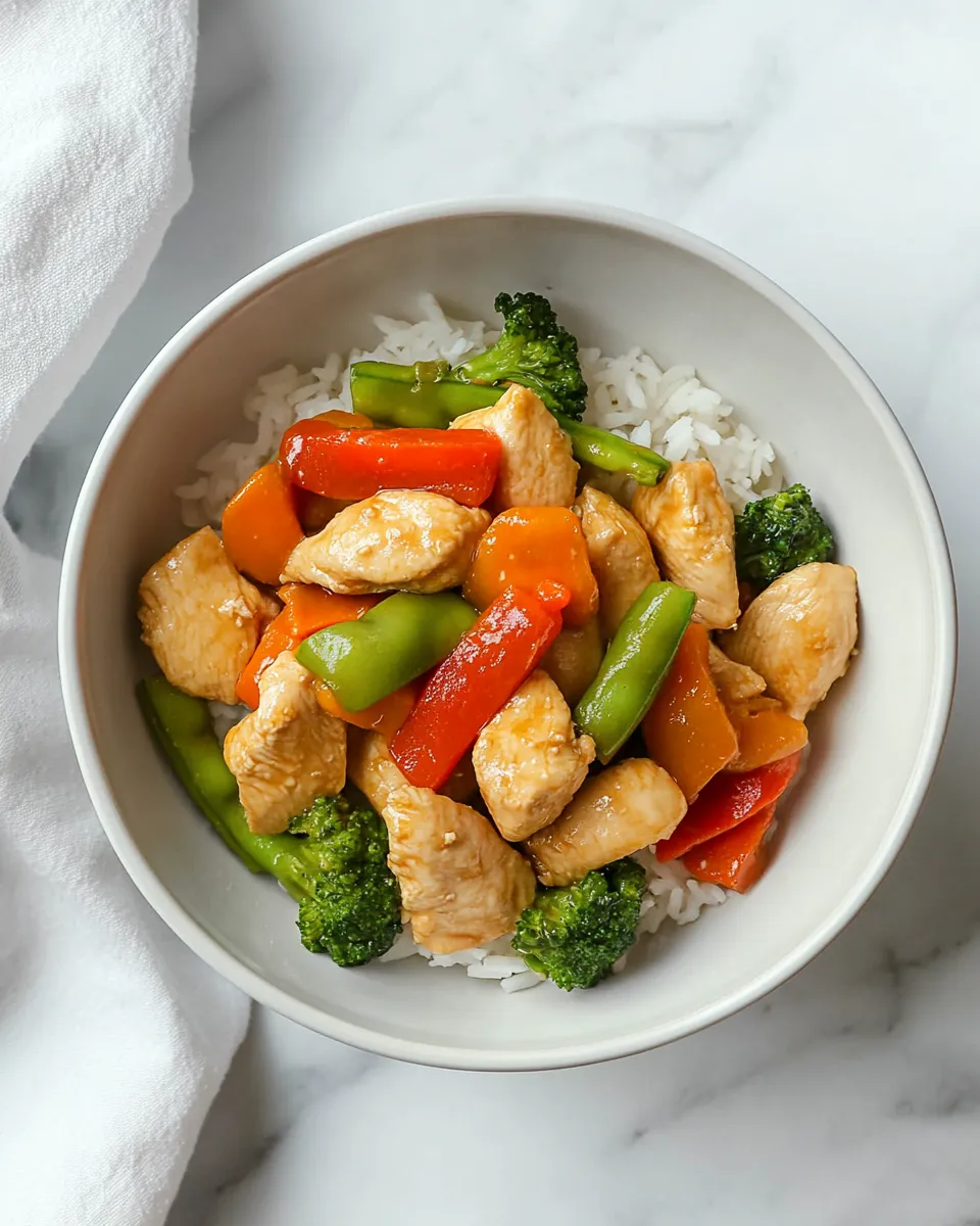 Delicious Chicken Stir-Fry shot