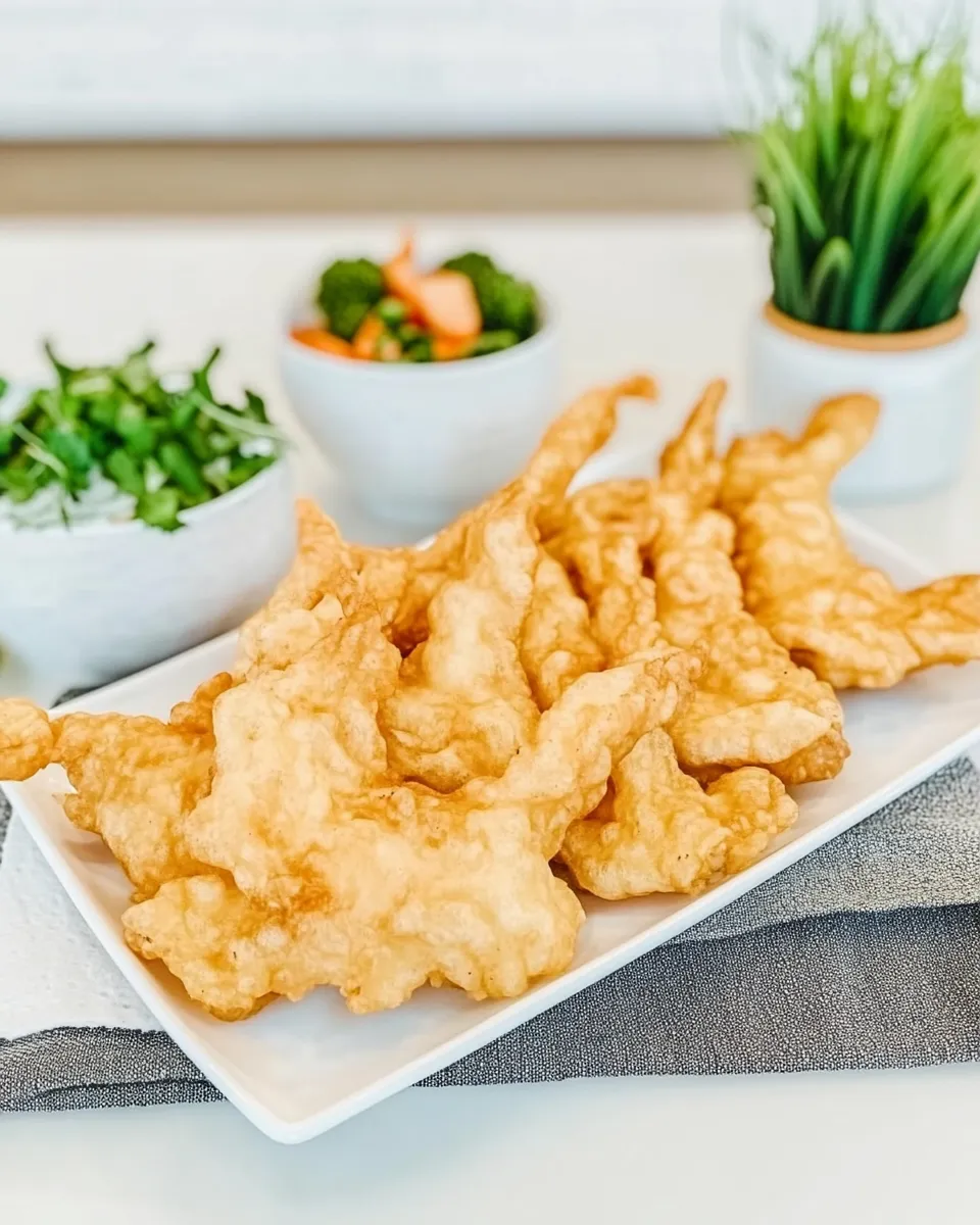 Savory Chicken Tempura dish photo