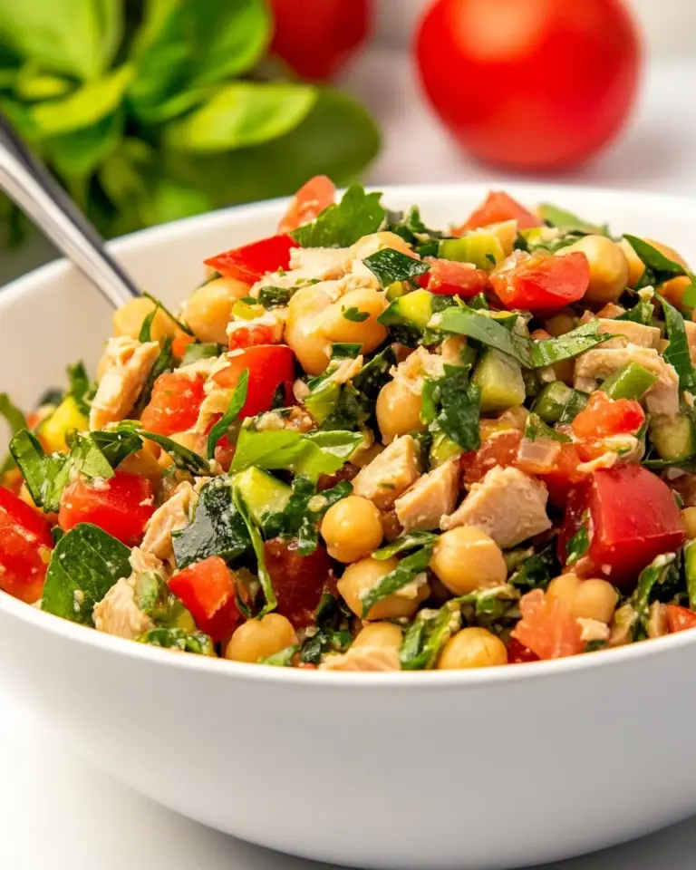 Homemade Chickpea Tuna Salad photo