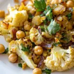 Homemade Chickpeas, Cauliflower, Curry Vinaigrette photo