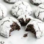 Homemade Chocolate Amaretti Cookies photo