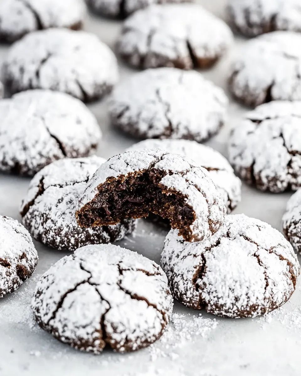 Delicious Chocolate Amaretti Cookies image