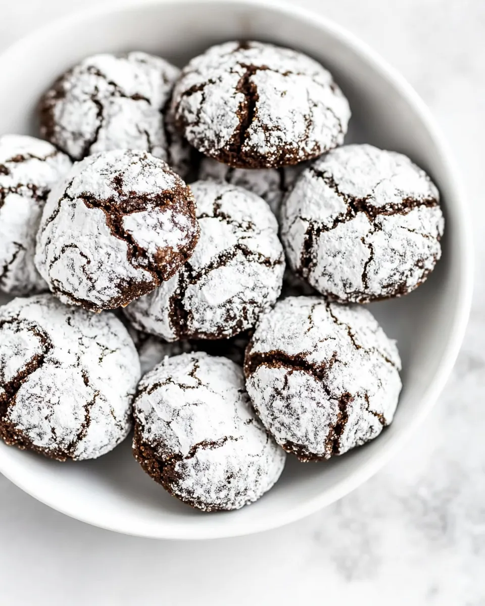 Easy Chocolate Amaretti Cookies recipe photo