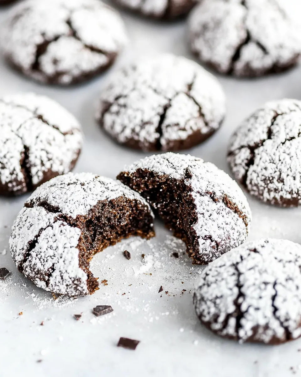 Classic Chocolate Amaretti Cookies dish photo