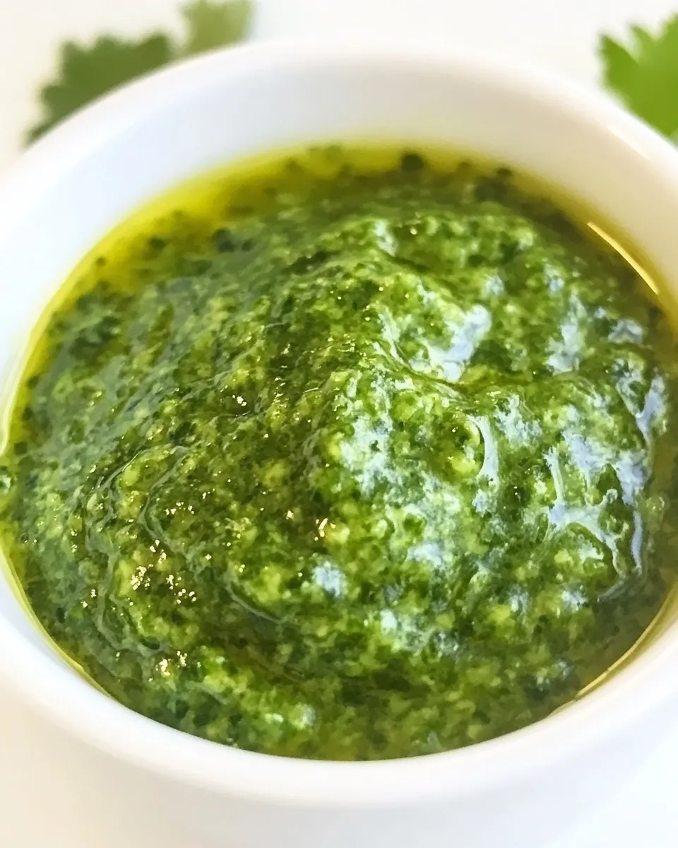 Simple Cilantro Sauce recipe photo