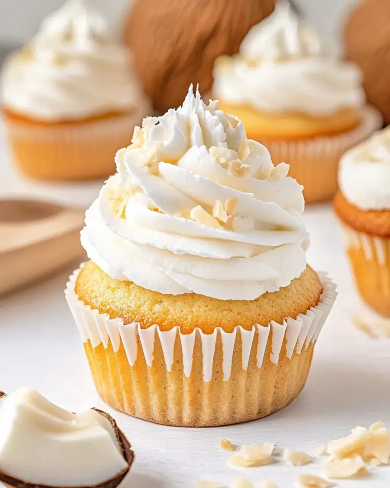 Homemade Coconut Cupcakes photo