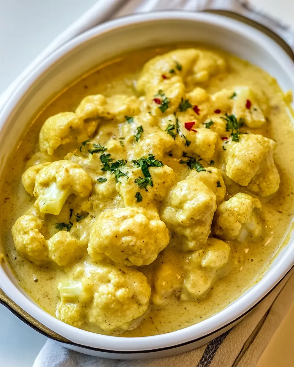 Homemade Coconut Curry Cauliflower photo
