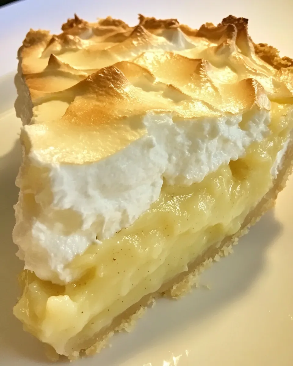 Homemade Coconut Meringue Pie photo