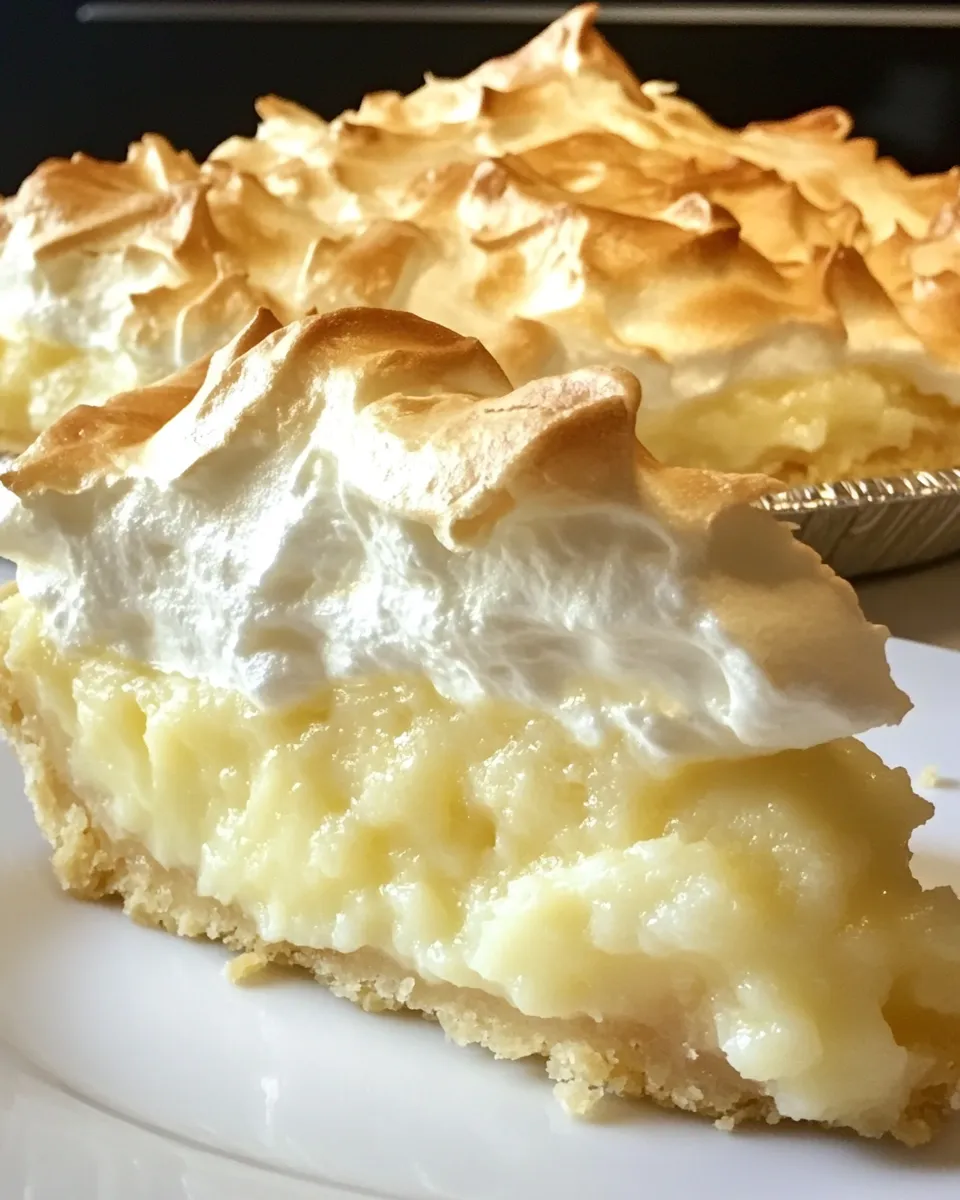 Classic Coconut Meringue Pie image