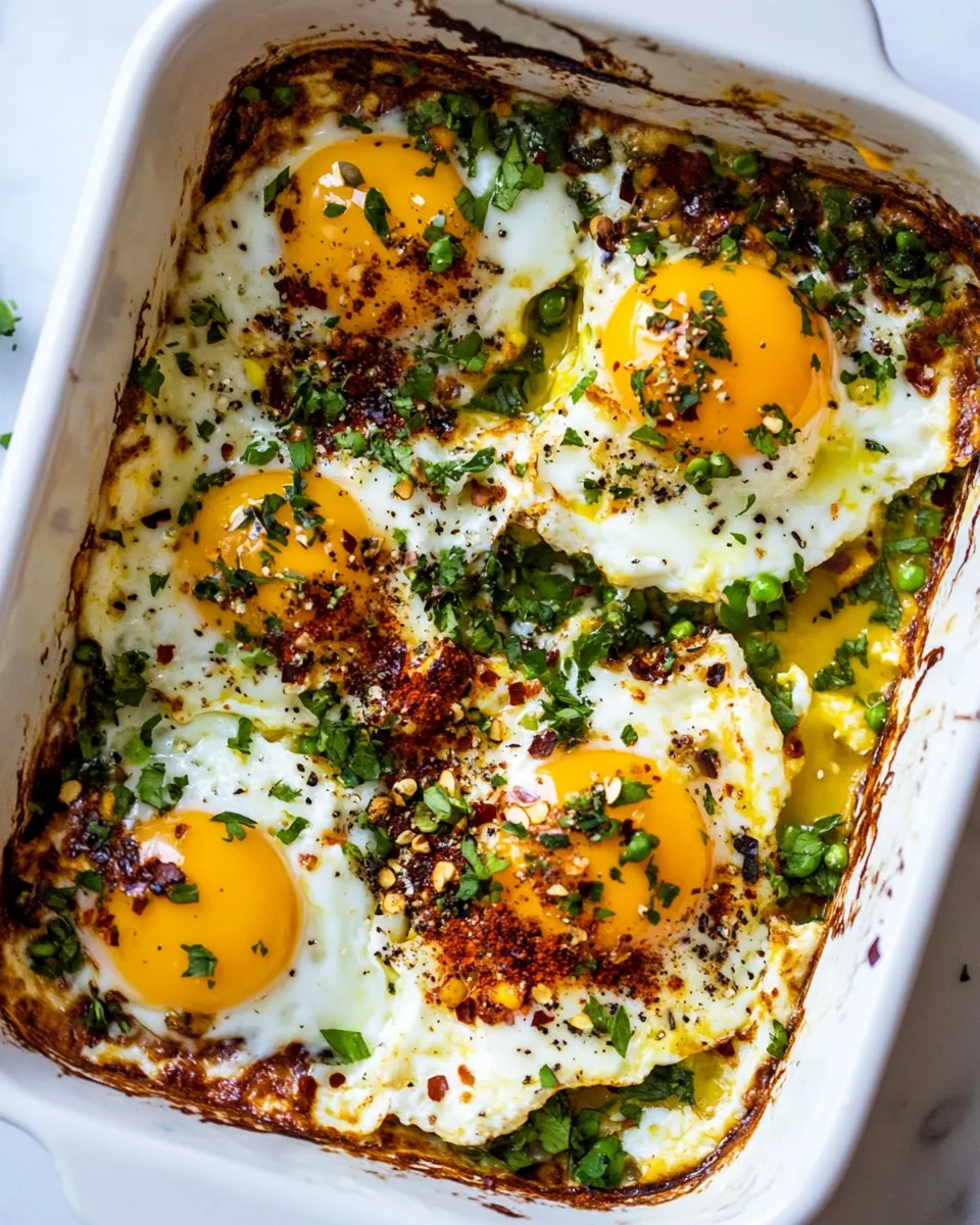 Savory Dads Easy Cheesy Eggs with Chili Butter. recipe image