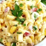 Homemade Deviled Egg Macaroni Salad Recipe photo