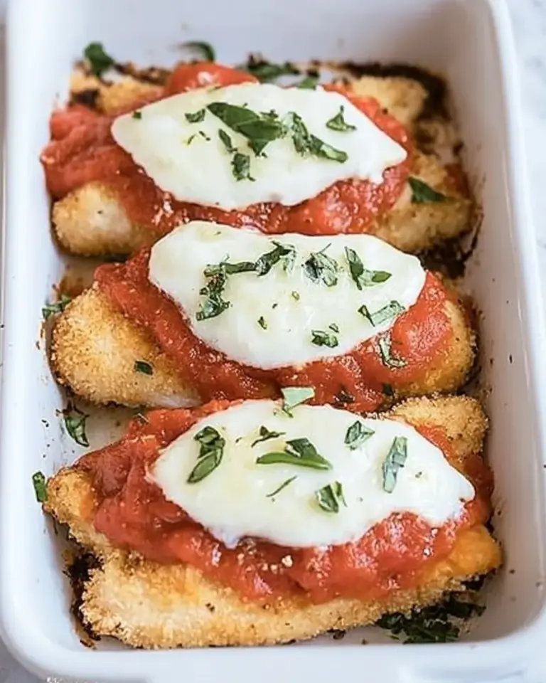 Homemade Easy Baked Chicken Parmesan photo