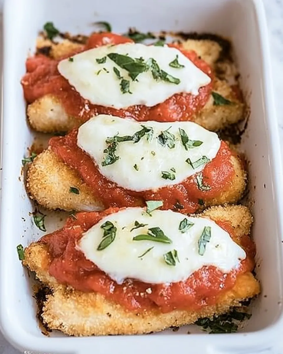 Homemade Easy Baked Chicken Parmesan photo