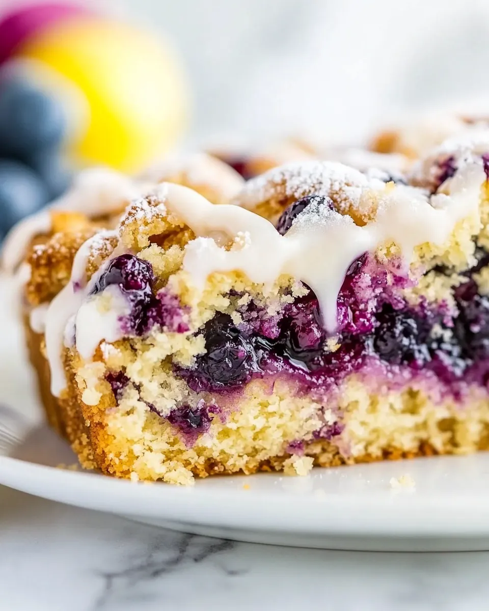 Homemade Easy Blueberry Pie Coffee Cake photo